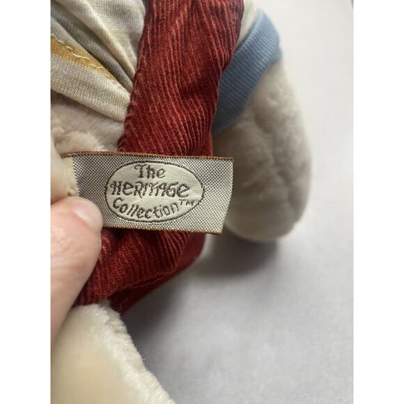 Vintage Wrinkles Dog Hand Puppet Brown Corduroy Overalls Heritage Collection‎ - Picture 8 of 10